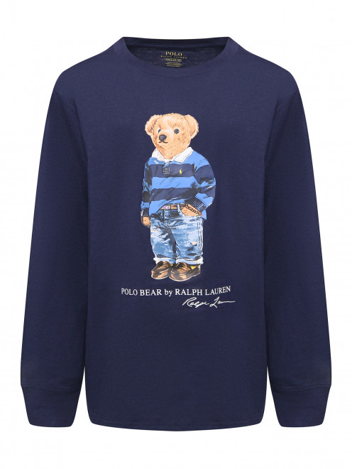 Лонгслив из хлопка с принтом Ralph Lauren - Общий вид