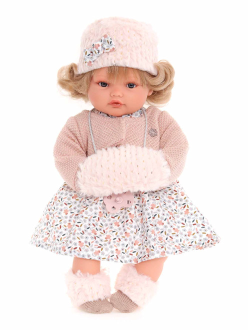  Кукла озвученная Лорена в бежевом, 42 см, плачет, не определена Juan Antonio - Общий вид