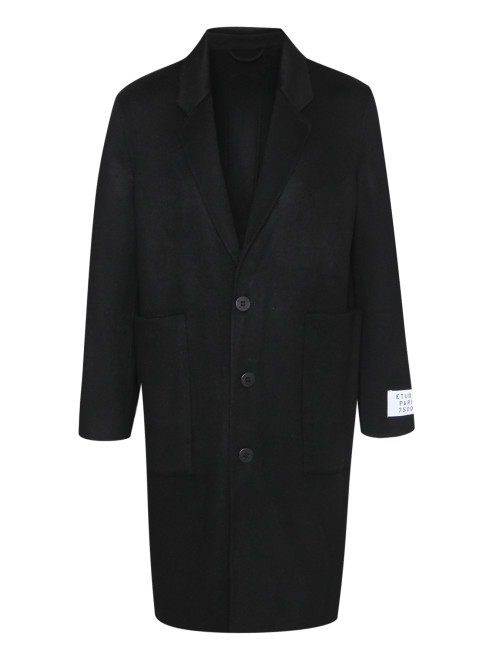Пальто из шерсти с накладными карманами Etudes - Общий вид