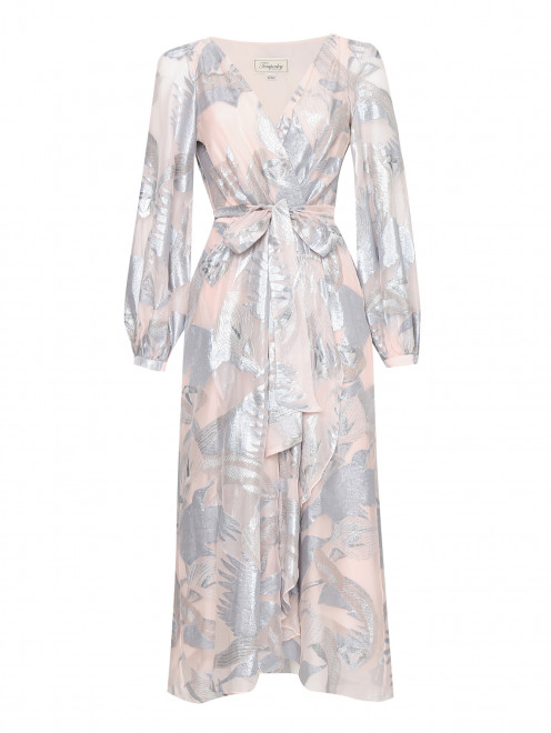 Платье с V-образным вырезом с узором Temperley London - Общий вид