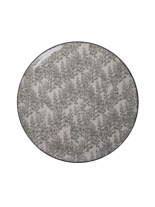 Тарелка из фарфора с узором полоска Zafferano - Общий вид
