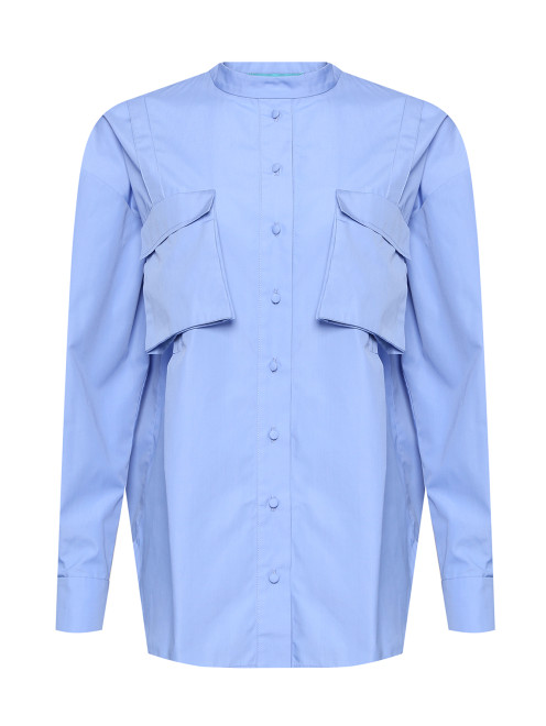 Рубашка с накладными карманами из хлопка Room 513 - Общий вид