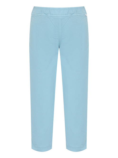 Однотонные брюки из хлопка с карманами Il Gufo - Общий вид