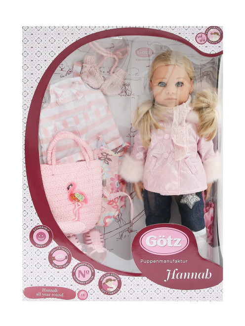 Кукла Ханна с набором всесезонной одежды Gotz - Общий вид