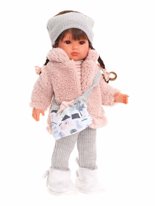  Кукла девочка Фанни в сером, 45 см, винил не определена Juan Antonio - Общий вид