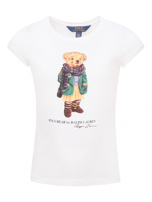 Футболка из хлопка с принтом Ralph Lauren - Общий вид