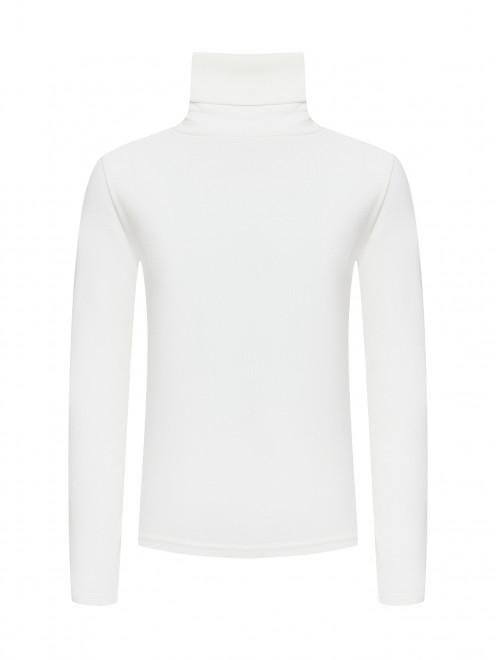 Однотонная водолазка из хлопка и модала Ralph Lauren - Общий вид