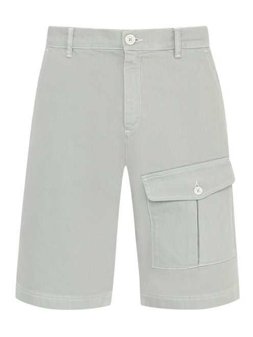 Хлопковые шорты с накладными карманами Eleventy - Общий вид