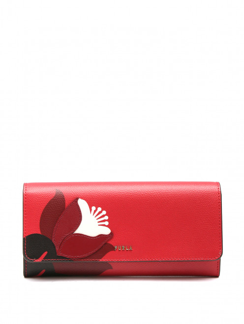 Кошелек из кожи на кнопке Furla - Общий вид