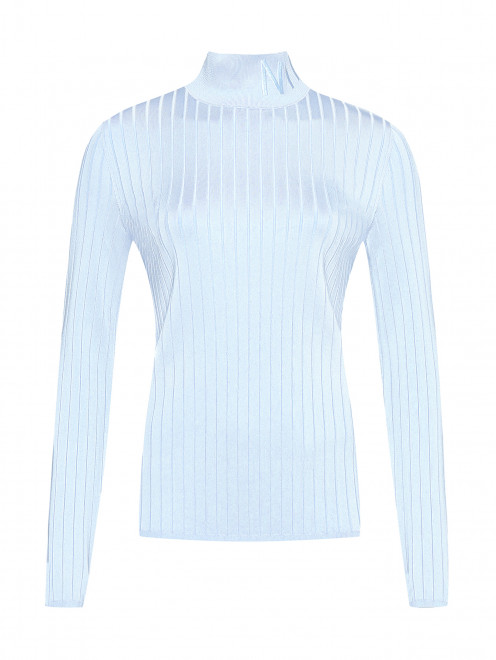 Однотонная водолазка из вискозы с вышивкой Nina Ricci - Общий вид
