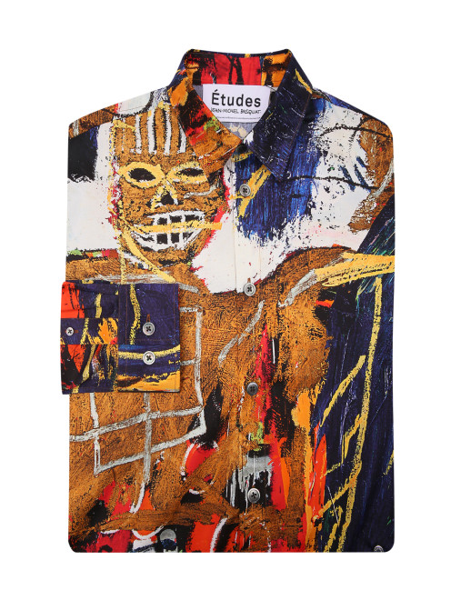 Рубашка из хлопка с узором Etudes - Общий вид