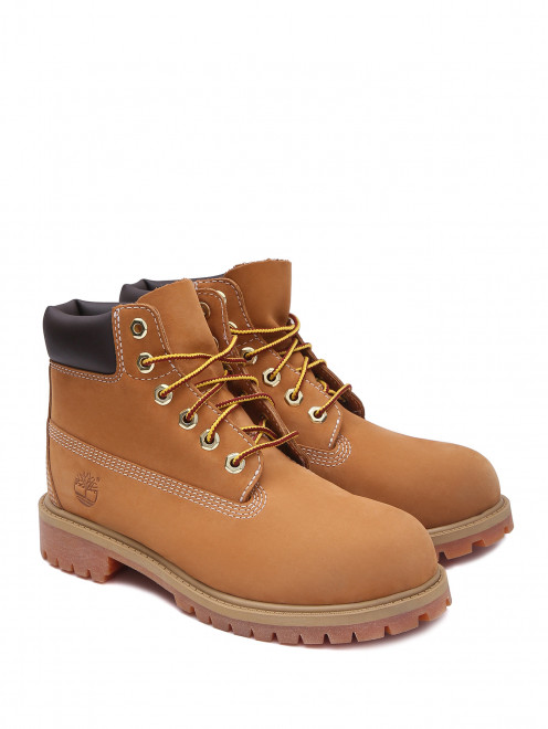 Кожаные ботинки на шнуровке Timberland - Общий вид