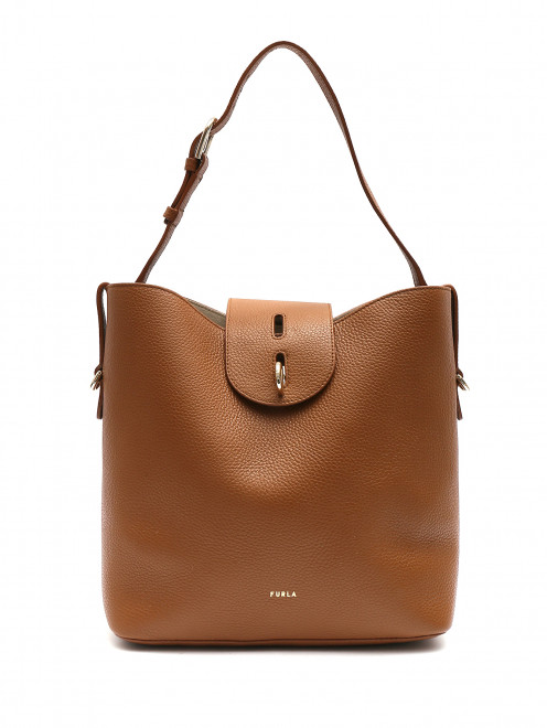 Сумка из кожи на плечевом ремне Furla - Общий вид