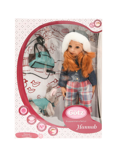 Кукла Ханна с собакой Gotz - Общий вид