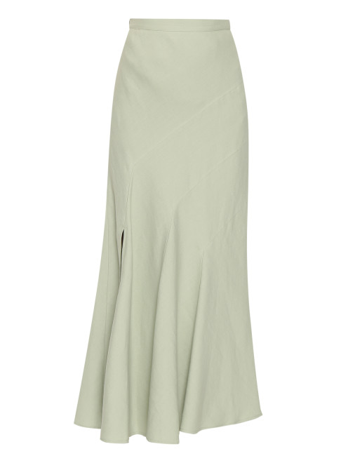 Однотонная юбка из льна Lorena Antoniazzi - Общий вид