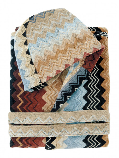 Халат с капюшоном из хлопка Missoni - Общий вид