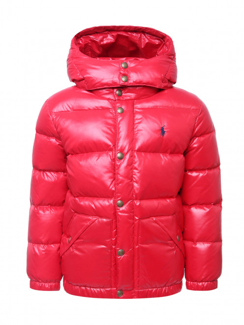 Стеганая пуховая куртка с капюшоном Ralph Lauren - Общий вид