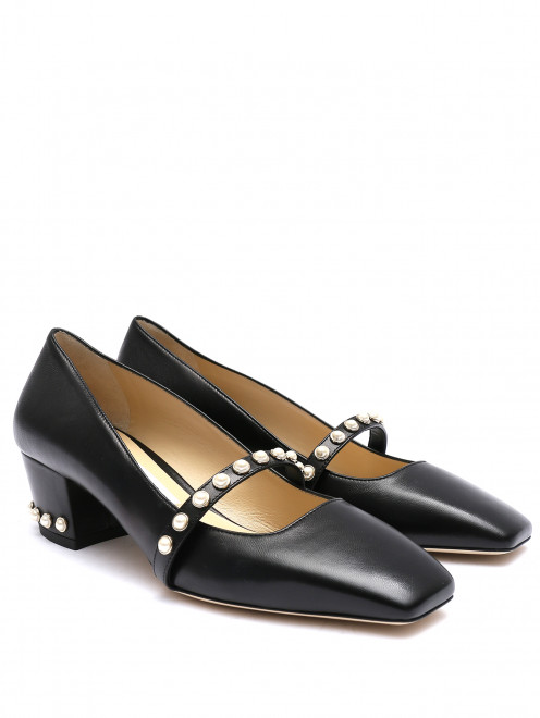 Туфли из гладкой кожи декорированные бусинами Jimmy Choo - Общий вид