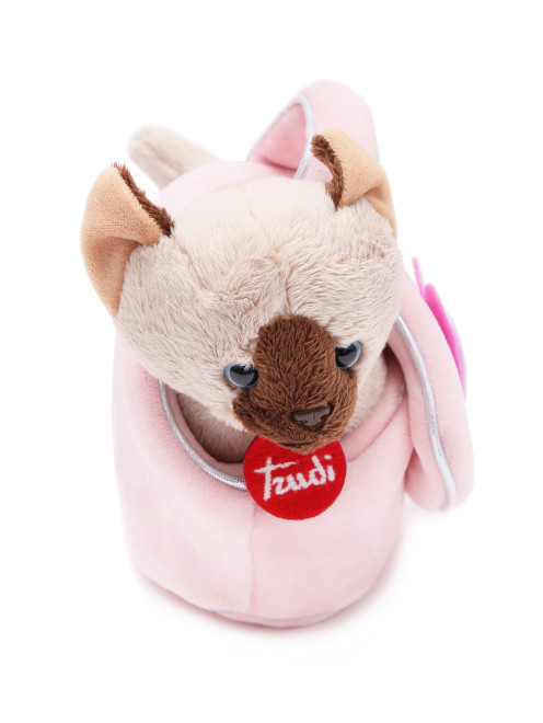Сиамский котёнок в розовой сумочке Trudi - Общий вид
