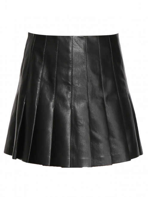Юбка-мини из искусственной кожи Alice+Olivia - Общий вид