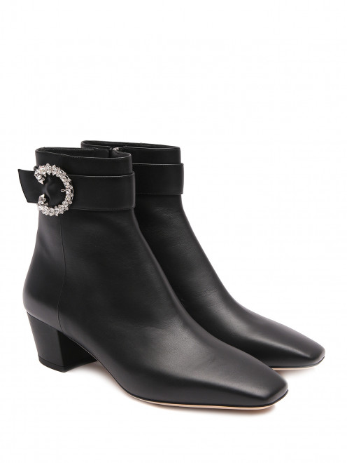 Ботильоны из кожи с декором Jimmy Choo - Общий вид