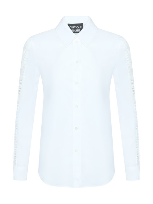 Рубашка из хлопка с длинными рукавами Moschino Boutique - Общий вид