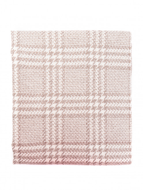 Шарф из шелка и кашемира с узором Piacenza Cashmere - Общий вид