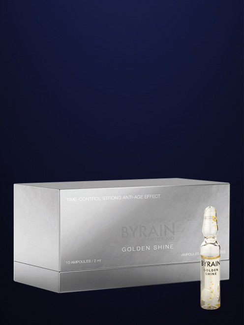 Ампульный концентрат "Сияние Золота" 10 x 2 мл Byrain - Общий вид