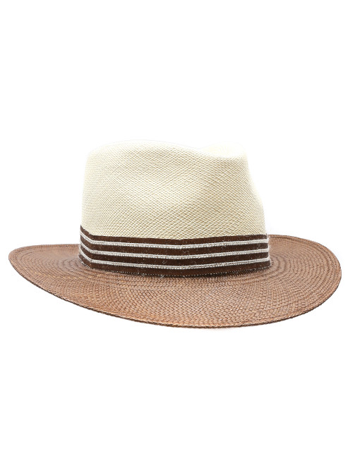 Шляпа из соломы с лентой Stetson - Общий вид