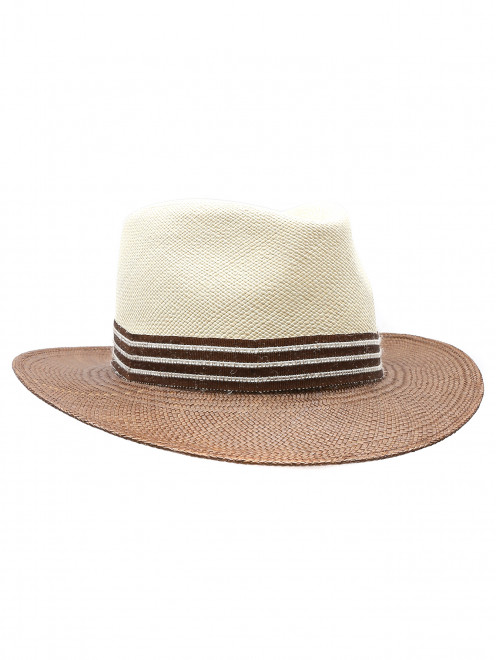 Шляпа из соломы с лентой Stetson - Общий вид