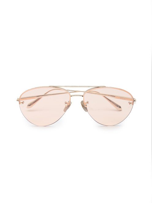 Солнцезащитные очки в металлической оправе Linda Farrow - Общий вид
