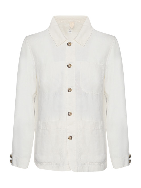 Куртка из льна с накладными карманами Altea - Общий вид