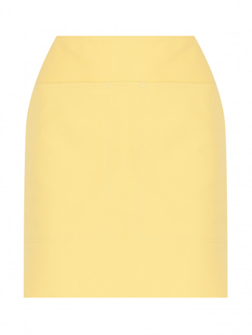 Юбка-мини из хлопка с карманами Max Mara - Общий вид