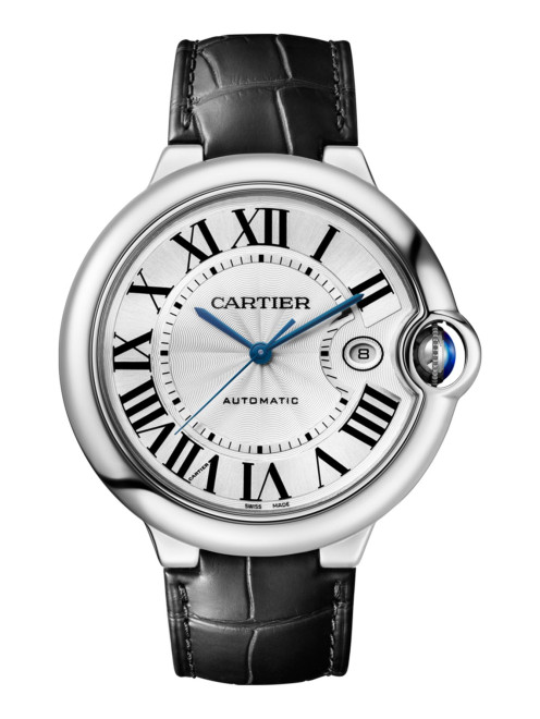  Часы с автоподзаводом на ремне из кожи аллигатора Ballon Bleu Cartier - Общий вид